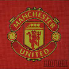 Download 130 manchester united logo stock illustrations, vectors & clipart for free or amazingly low rates! 3d Handmade Diamond Painting Manchester United Fc Logo Chopni