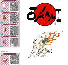 Animal Crossing New Leaf Qr Codes Okami Animal Crossing Qr Animal Crossing Pokemon Black And White