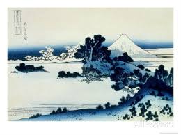 36 Views Of Mount Fuji No 13 Shichiri Beach In Sagami Province Reproduction Procede Giclee Par Katsushika Japanese Art Japan Art Japanese Woodblock Printing