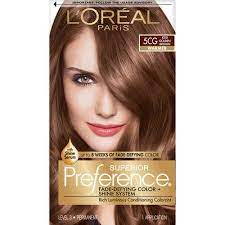 l oreal paris superior preference fade defying shine permanent hair color 5cg iced golden brown 1 kit walmart com golden brown hair color hair color hair color chart