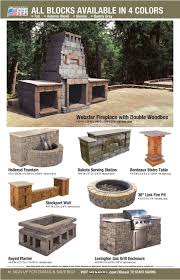Alpine outdoor fireplace with 1 wood box project material list 8' 9 w x 3' 10 d. Menards Weekly Ad March 22 To December 31