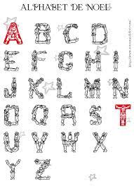 Alphabet De Noel A Colorier Lettres Pere Noel Tete A Modeler Alphabet Lettre Pere Noel Caligraphie