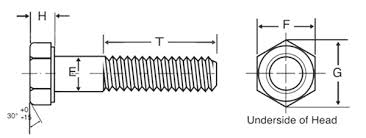 Astm F3125 A490 Precision Bolts