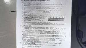 Hair And Fiber Evidence Worksheet Answers Worksheet List