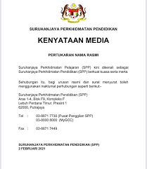 Pertama sekali masa musz dapat tahu tentang panggilan interview spp untuk jawatan pegawai perkhidmatan pendidikan siswazah gred dg41 melalui website spp. Jabatan Penerangan Sabah On Twitter Kenyataan Media Pertukaran Nama Rasmi Oleh Suruhanjaya Perkhidmatan Pendidikan Sumber Suruhanjaya Perkhidmatan Pendidikan Spp Japensabah Komunikasikita Https T Co Ifcewt94nj