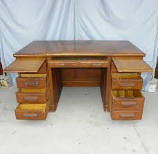 Antique Oak Paneled Executive Office Desk Bargain John S Antiques Antique Oak Furniture Antique Office Furniture Desk