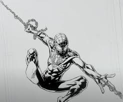 Now he has to follow in the footsteps of his mentor and defend his home and city. David Finch Miles Morales In 2020 Miles Morales Spiderman David Finch Black White Art