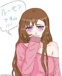 Shy anime girl potential hentai haha jk 😉 Luxychiru - Illustrations ART  street