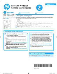 The hp laserjet m402n is a monochrome laser printer designed to provide impressive speed and solid security in a business work environment. Hp Laserjet Pro M501 Series User Manual Manualzz