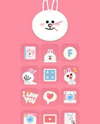 19 Gambar Wallpaper Line Pink Lovelycony Line Launcher Theme 4 4 Apk Download Android D Hello Kitty Backgrounds Kitty Wallpaper Cute Wallpapers For Android
