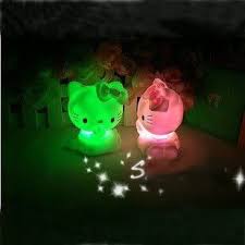 Amazon Com Colors Changing Mini Hello Kitty Led Lamp Decoration Night Light Home Kitchen Hello Kitty Bedroom Hello Kitty Rooms Hello Kitty Decorations