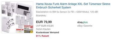 Hama Xavax Funk Xxl Alarm System Feelsafe Inkl Gsm App Modul Funk Haus Und Garten Hama