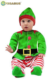 Natale elfo vestito (santa cute elf) Costume Da Elfo Di Natale Neonato