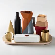 Designer desk accessories, letter trays, pen holders, desk decor by ferm living, zuiver, blomus and normann copenhagen. Desk Equipment Dezeen