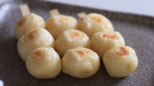Mitarashi Dango Dango Sweet Japanese Dango Dumpling Mitarashi Dango Recipe With Tofu Step By St Video Dango Recipe Sweet Soy Sauce Recipe Recipes With Soy Sauce