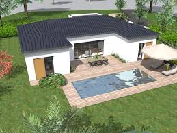 Concept 4 Maison Moderne Plain Pied Maison Plain Pied Contemporaine Petite Maison Moderne