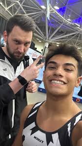 Double Mini Prelims✔️ , Happy with the passes I put out! Finished with a  59.46! , Shoutout @turngymnastics for the custom @wasatchtnt singlet!!!  #TeamTURN #TURNtitan , —————————————————————, ...