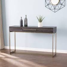 Calvin 64 Console Table In 2020 Unique Console Table Console Table Narrow Sofa Table