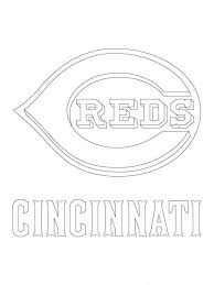 Fuzzy has fast action sports coloring sheets: Major League Baseball Mlb Coloring Pages Pdf Free Coloring Sheets Sports Coloring Pages Baseball Coloring Pages Cincinnati Reds