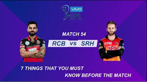 A place in the qualifier 2 up for grabs when sunrisers hyderabad take on royal challengers bangalore. Ipl Stats Highlights Rcb Vs Srh Stats At M Chinnaswamy Stadium 7 Things That You Must Know Before The Match Match 54 Preview Bangalore Vs Hyderabad