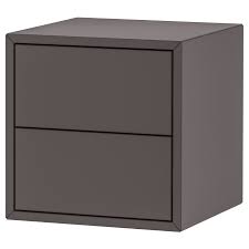 Eket Wandschrank Mit 2 Schubladen Dunkelgrau Ikea Osterreich In 2020 Eket Wall Cabinet Ikea Eket
