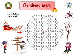 Maybe you would like to learn more about one of these? Christmas Maze Printable Games Activities Treasure Hunt 4 Kids