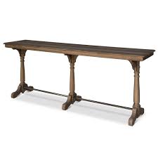 Tri Columned Console Table 34 84 20 Console Table Table Farmhouse Console Table