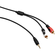 Mono headset microphone jack wiring. Pearstone 1 8 Stereo Mini To Dual Rca Y Cable 6 Smyc 2rm6