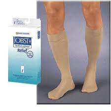 Jobst Relief Knee High Support Hosiery 20 30 Mmhg With Closed Toe Compression Pantyhose Closed Toe Knee High