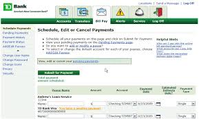 Td canada trust offers flexible online banking for all of your personal banking accounts. Td Payments