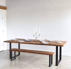 Black dining room table canteen tables bench storage furniture image ideas home decor. Daintree Sheesham Wood Iron Frame Dining Table Set With 1 Bench Wooden Furniture For Dining Room Home Office Black Natural Finish Amazon In Home Kitchen