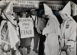 Civil Rights Demonstrators and Ku Klux Klan Members Share the Same  Sidewalk, Atlanta - High Museum of Art