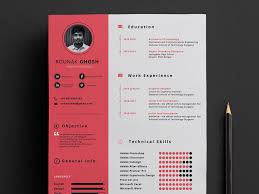 Single Page Free Resume Template In Psd Format Resumekraft