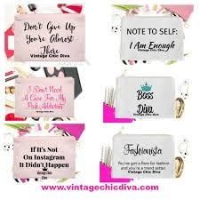Available in the following quotes: Quote Makeup Bags Girly Wall Art Fashion Wall Art Girly
