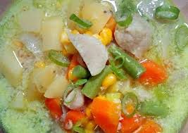 Bakso tahu/batagor kering, disajikan dengan bumbu kacang seperti siomai/batagor pada umumnya. Resep Sup Bakso Sayur Yang Menggugah Selera Menu Sehat Yang Penuh Energi Mari Kita Masak