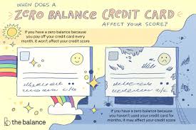 But, although you end up with a $0 balance on. How Having A Zero Balance Affects Your Credit Score
