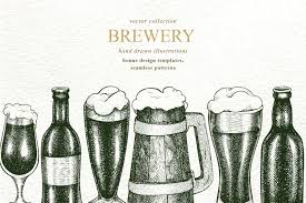 Download Brewery Vector Collection In Illustrations On Yellow Images Creative Store Yellowimages Mockups