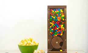 Amazing crafts and homemade inventions. 17 Homemade Candy Dispenser Plans You Can Diy Easily