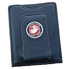 If you're planning on storing credit cards in a magnetic money clip, look for options that feature a separate pouch for cards. Leather Marine Corps Wallet With Magnetic Money Clip Sgt Grit