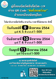 จังหวัดพิษณุโลก เชิญชวนประชาชนลงทะเบียนฉีดวัคซีนในหมอพร้อม นอกจากนี้ยังได้จัดทำ แอพ พิดโลกพร้อม เป็นอีกช่องทางให้ประชาชนที่ไม่สามารถ. Cewdamacoexq M
