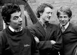 Rowan Atkinson Howard Goodall Richard Curtis C 1980 Richard Curtis Famous Faces Rowan