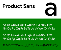 Google's Product Sans