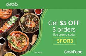 Use grab food free delivery promo code and get more grab food discount on your order. Grabfood Singapore 5 Off Your Next 3 Meals With 5for3 Promo Code Ends 24 Jun 2018 Food Meals Food Menu
