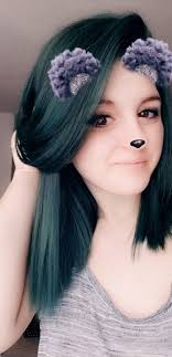 Aquamarine Arctic Fox Over Brown Hair Blue Hair Or Green Hair Green Hair Blue Hair Arctic Fox Aquamarine