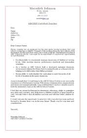This letter is friendly and enthusiastic. Job Application Letter For A Teacher All Docs