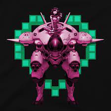 Overwatch D.Va Play to Win T-Shirt (XX-Large) Images at Mighty Ape NZ