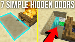 7 Simple Hidden Doors To Build In Survival Minecraft 1 14 4 Youtube How to build a secret base tutorial (#5) in this minecraft build tutorial i show you how to. 7 simple hidden doors to build in survival minecraft 1 14 4