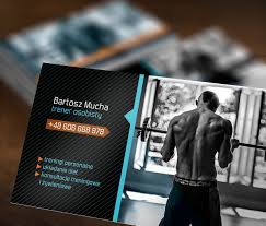 You'd use your company's business card when doing business on behalf of the company. Personal Trainer Photoshoot And Business Cards On Behance