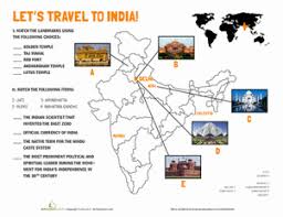 In The Mood For An Indian Adventure Imagine You 39 Re Going To Visit This Beautiful Country As You Lear India For Kids Social Studies Worksheets India School