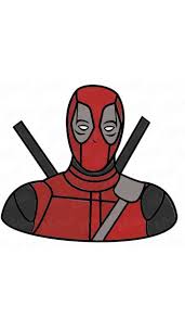 Draw deadpool's body and neck. How To Draw A Deadpool Spiderman Drawing Deadpool Drawing Deadpool Painting